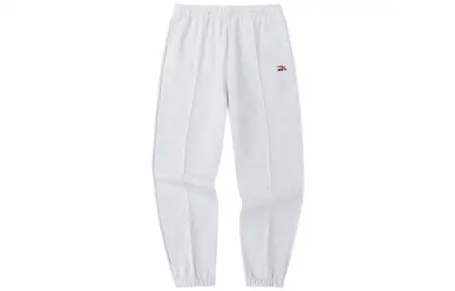 Anta Life Collection Knitted Sweatpants Unisex Gray Heather Gray