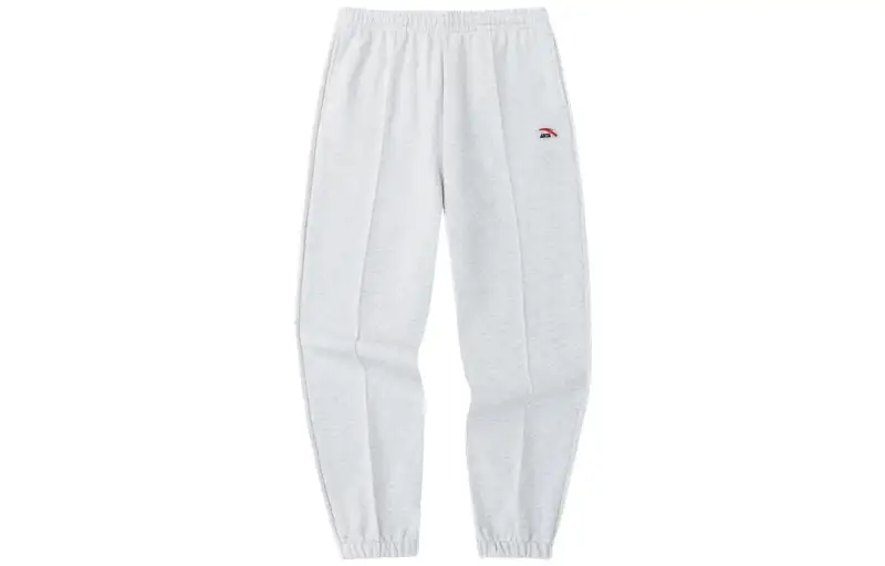 Anta Life Collection Knitted Sweatpants Unisex Gray Heather Gray