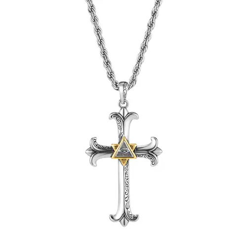 MUYKUY Titanium Steel Brass Necklaces Unisex