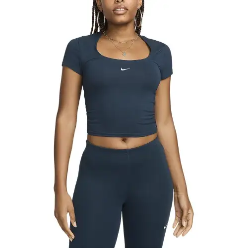 Nike Sportswear Chill Knit Women's Short Sleeve Square Neck Top