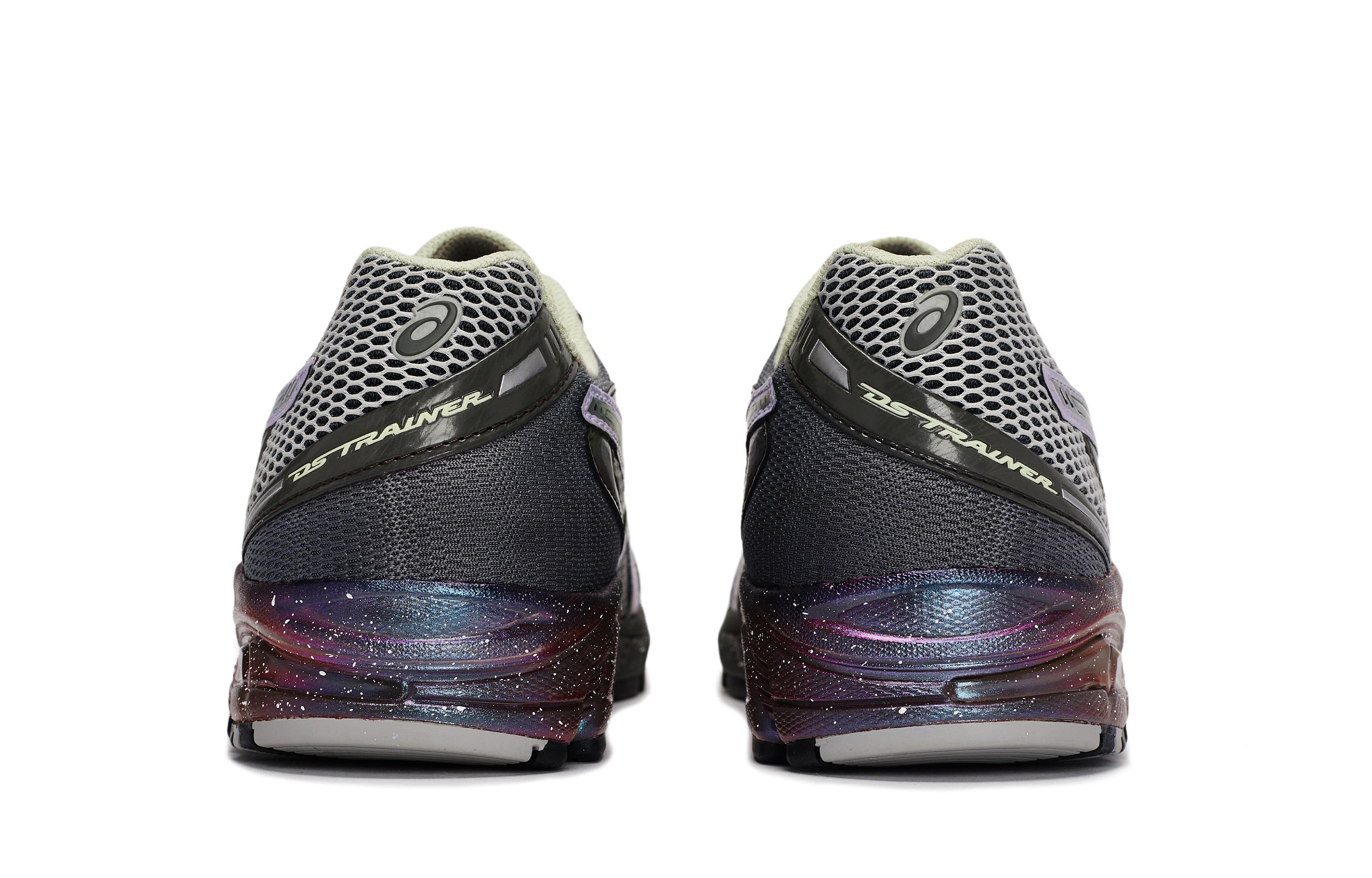 Asics GEL DS TRAINER 14 Abrasion Resistant Low top Running Shoes Unisex Black Gray Silver Blue Purple