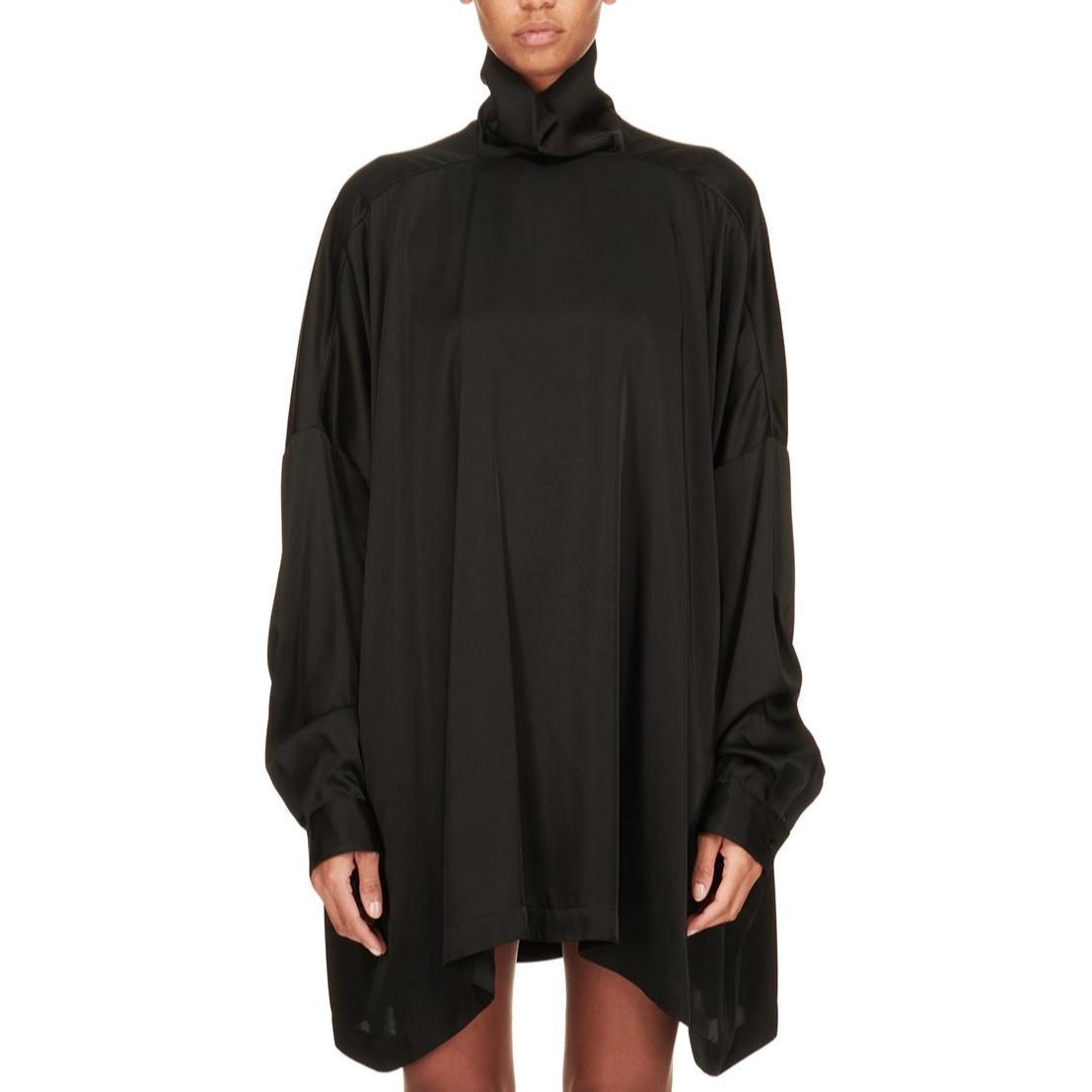 Rick Owens Tabard satin blouse