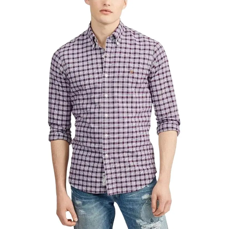 Polo Ralph Lauren SS24 Shirt Classic Version Men's Purple