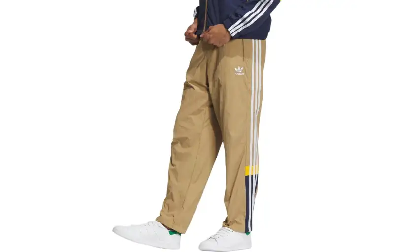Adidas Originals Casual Pants Men's Yellow Cardboard