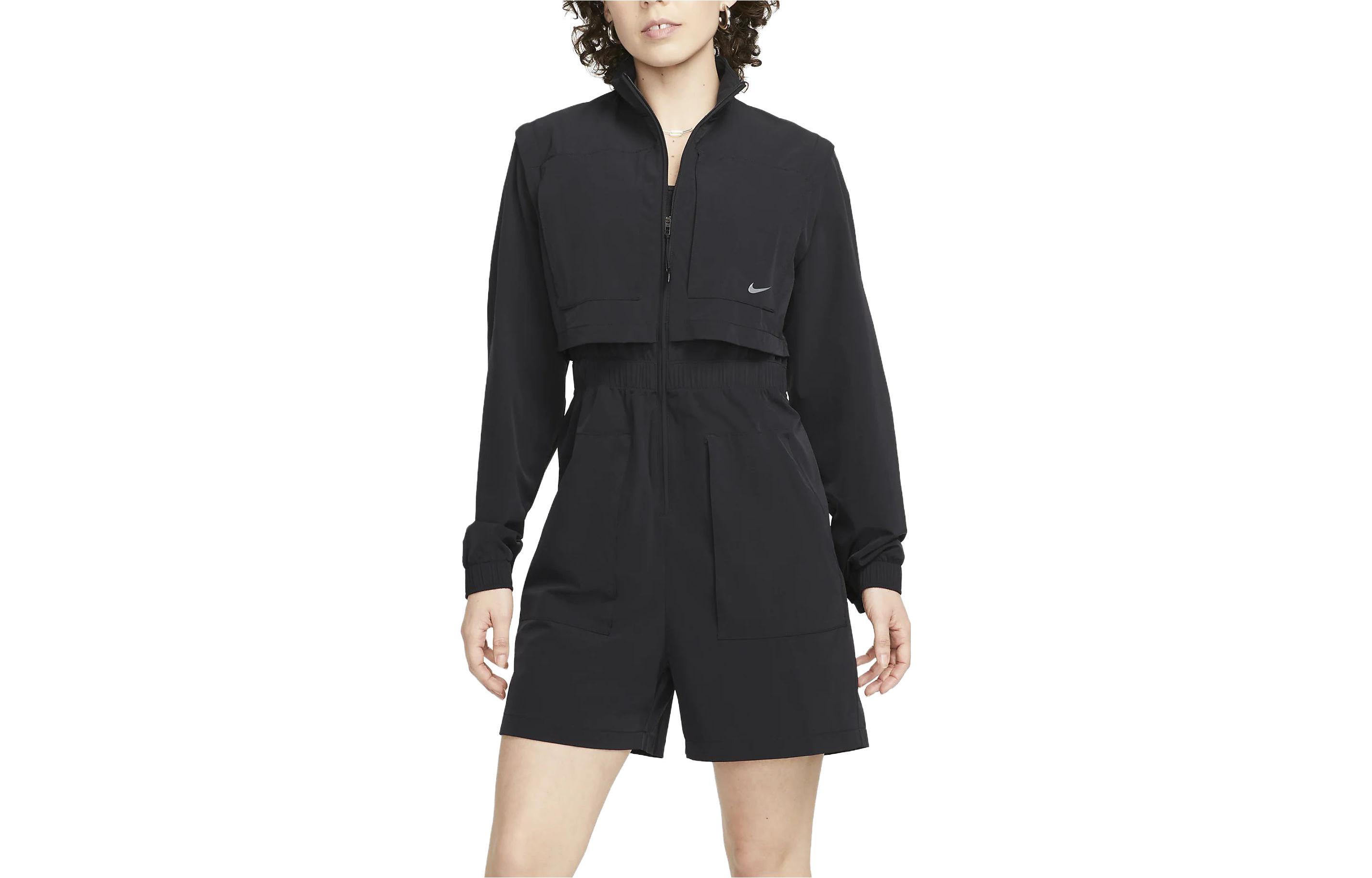 Nike Jumpsuits Women's Black Moderate Straight Fit Pants