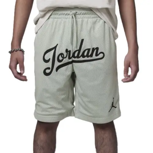 Jordan Statement Series MJ Flight Letter Printed Strappy Casual Shorts Youth Aqua Blue
