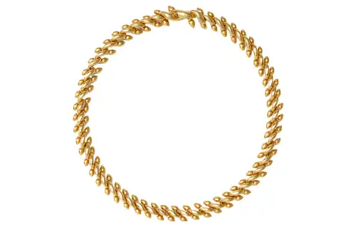 Burberry Spear logo-engraved chain necklace