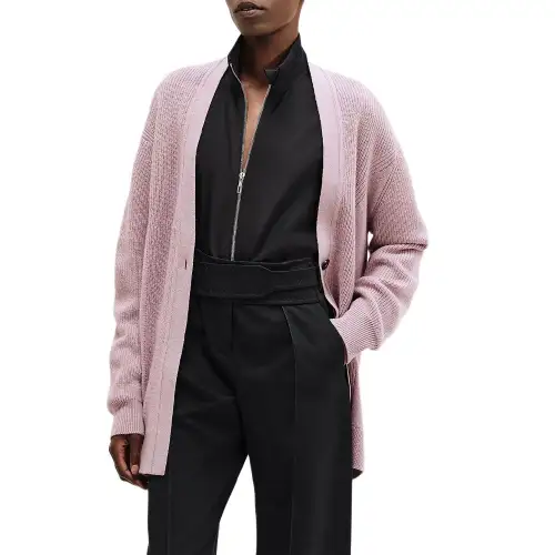 HERMES SS25 Cashmere Sweater Women's Pink