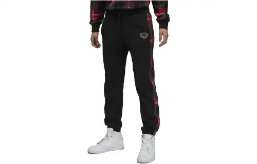 Jordan Casual Pants Women's Black Moderate Cuffed Pants