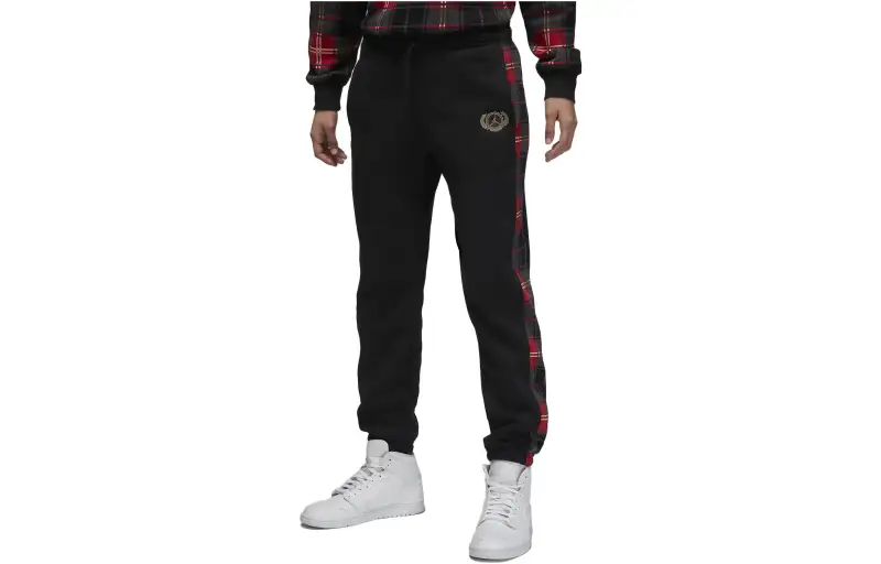 Jordan Casual Pants Women's Black Moderate Cuffed Pants