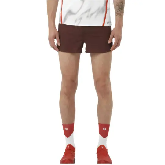 SALOMON Sports Shorts Men's Red