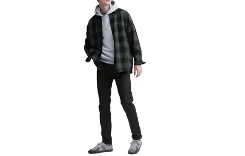 UNIQLO Jeans Men's Black Moderate Straight Fit Pants
