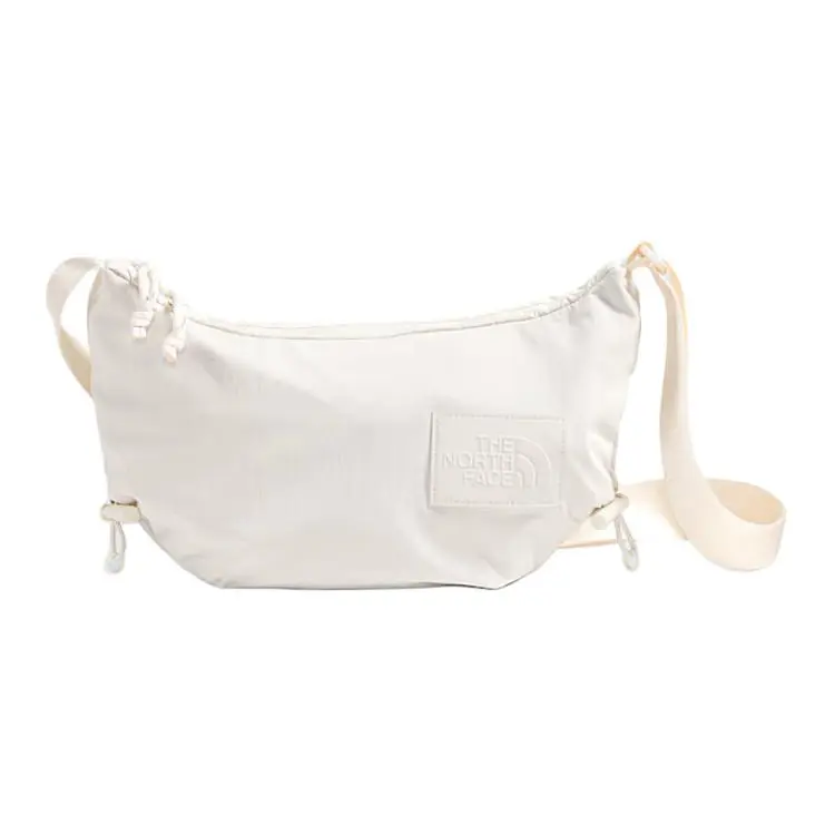 THE NORTH FACE NEVER STOP Recycled Nylon Shoulder Bag, Crossbody Bag Women's White Sand Dune