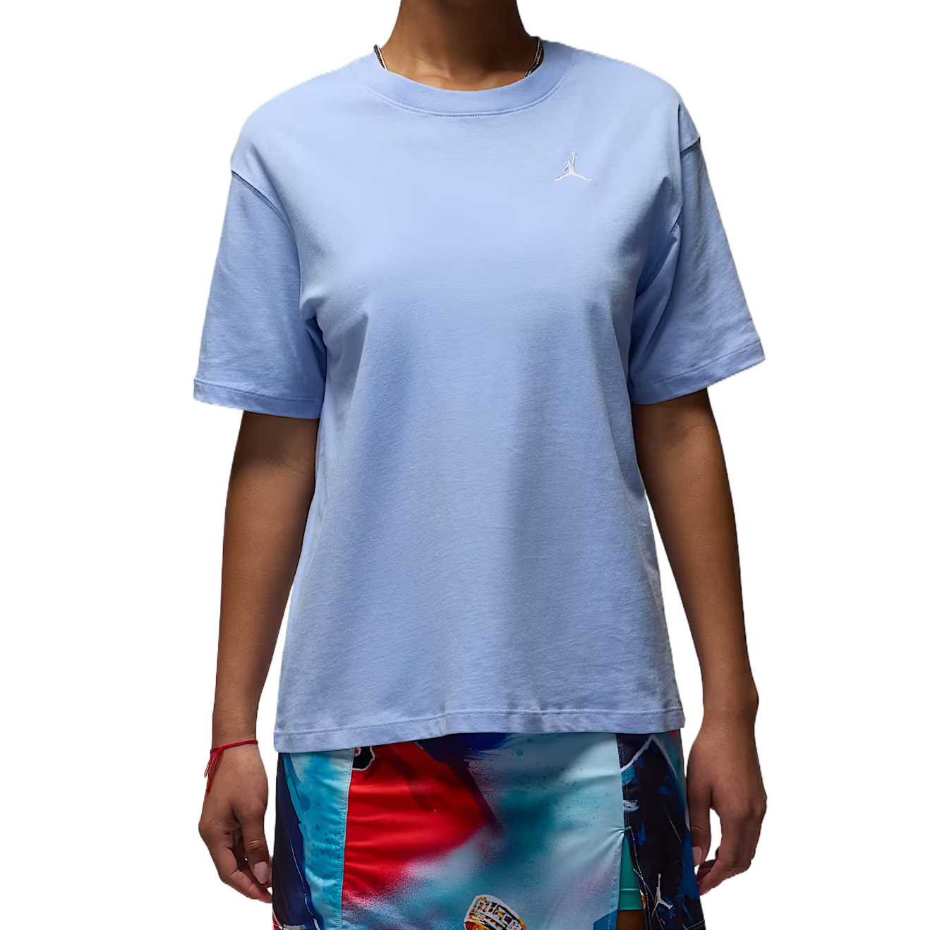 Jordan ESSENTIALS SS25 Drop Shoulder Sleeve T Shirt Women's Blue