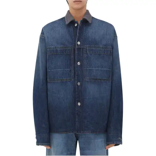Bottega Veneta Jackets & Coats Men's Indigo