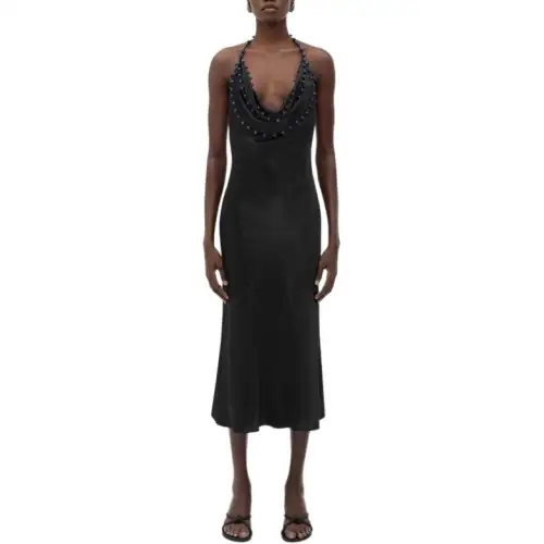 Bottega Veneta Slip Dress Women's Black
