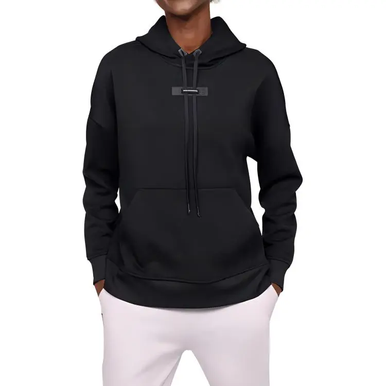 On Sweatshirts Women's Black Hooded Moderate Other