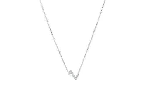 LOUIS VUITTON Lv Volt Upside Down Pendant White Gold And Diamonds
