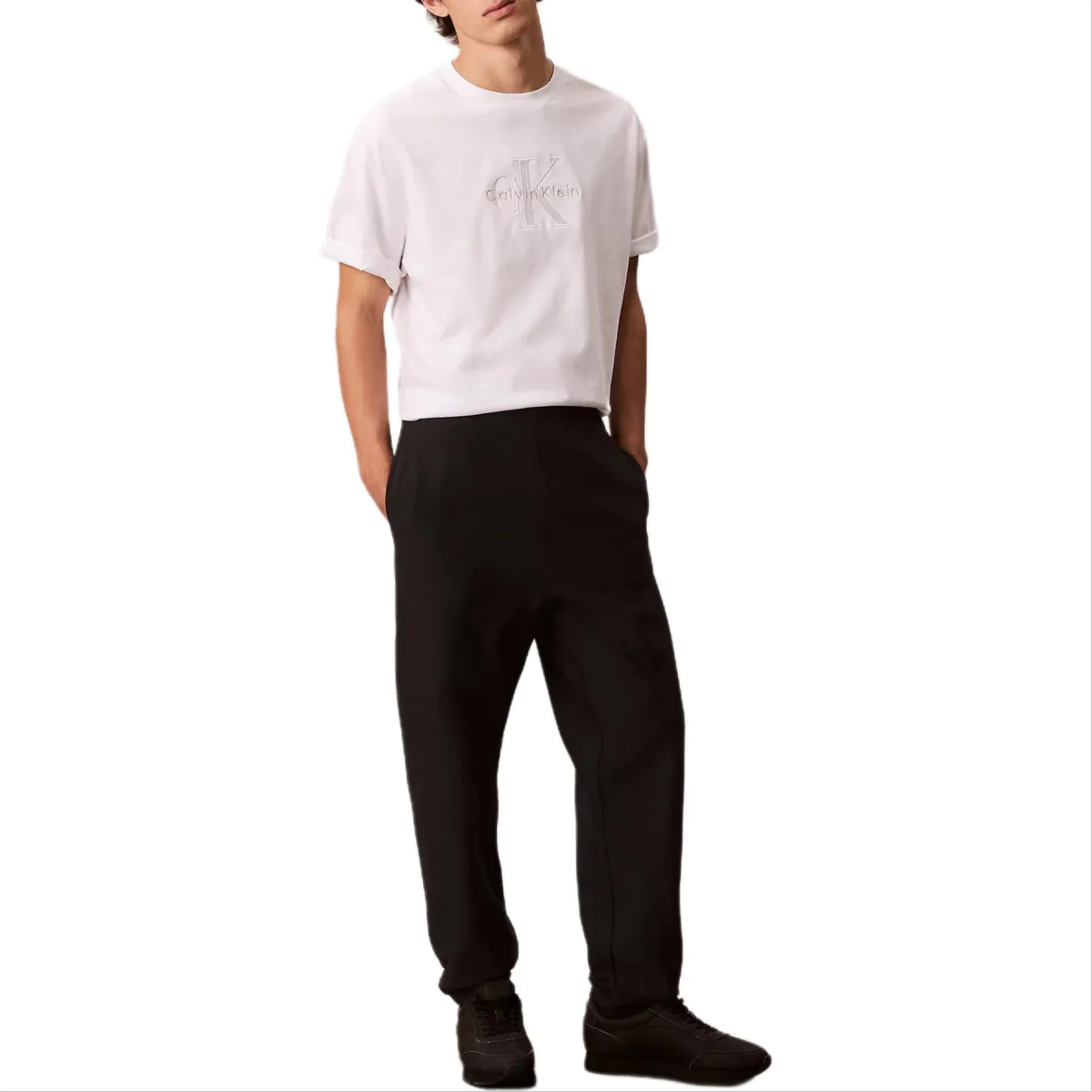 CALVIN KLEIN Knitted Sweatpants Europe Version Men's