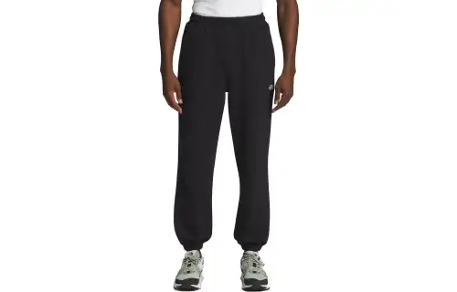 THE NORTH FACE Knitted Sweatpants Men's Black Moderate Cuffed Pants