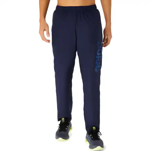 Asics Hex Graphic Lining Tricot Windbreaker Pant Casual Pants Men's Midnight