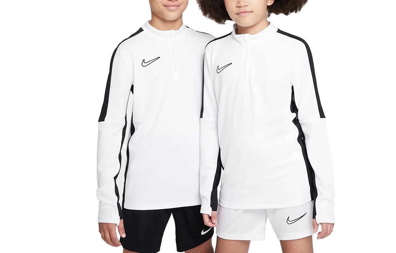 Детская худи Nike Dri-FIT Academy23 Logo (белый)