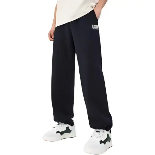 Anta Sports Life Collection Knitted Sweatpants Men's Basic Black