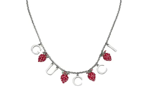 GUCCI Necklaces Women's Silver
