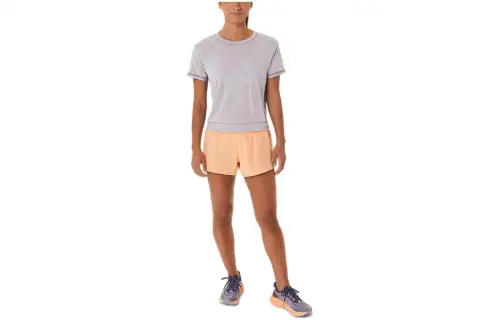 ASICS T Shirts Women's Amethyst Crew Neck Moderate Straight Fit