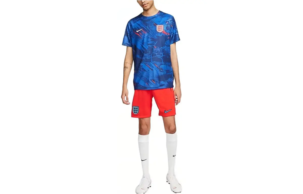 Nike Soccer Bottoms Men's Orange Moderate Straight Fit Pants