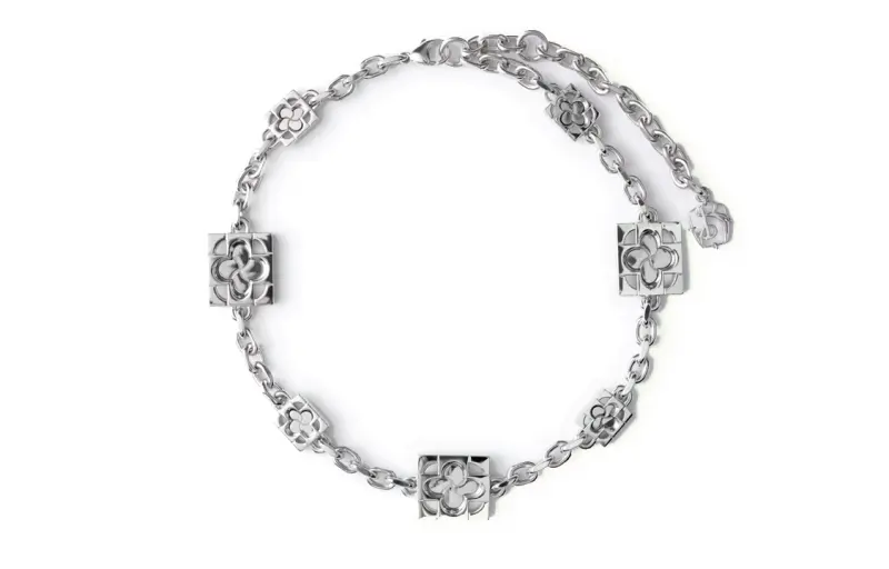 Burberry Sterling Silver Necklaces Women's Silver