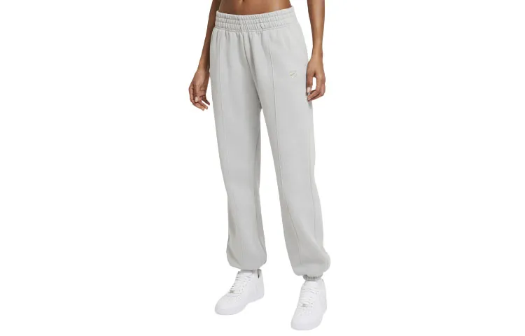 Nike Knitted Sweatpants Women's Gray Moderate Sweatpants