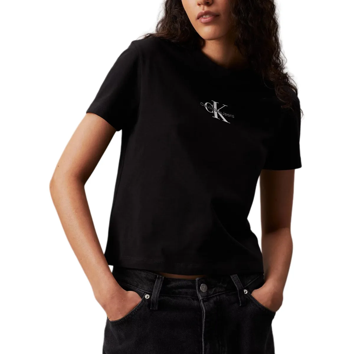 CALVIN KLEIN T Shirt Women's Black Europe Version