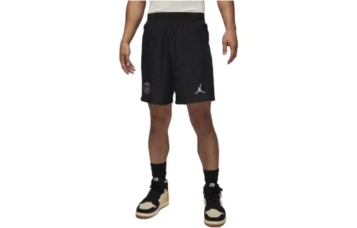 Jordan Paris Saint Germain Soccer Bottoms Men's Black Moderate Straight Fit Pants