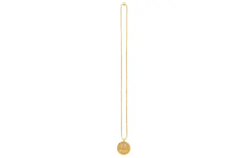 Drew House Necklaces Unisex Gold