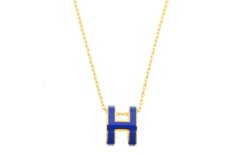 HERMES POP H Metal Necklaces Women's