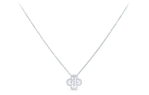 LOUIS VUITTON DIAMONDS Necklaces Women's White Gold
