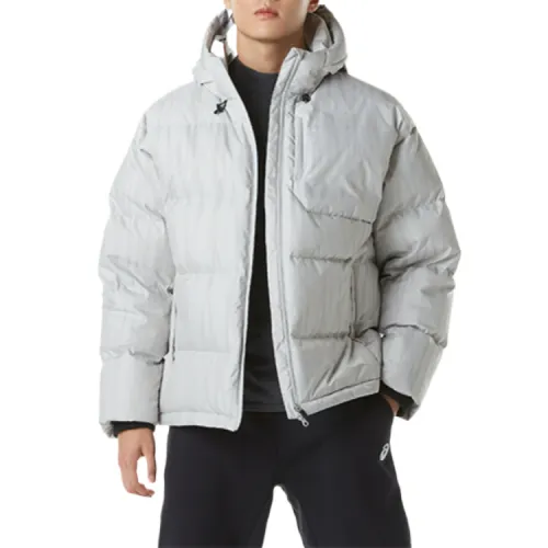 Asics Down Jacket Men's Silver Gray