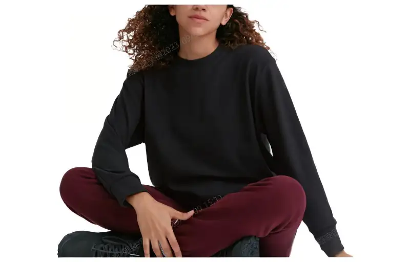 UNIQLO Knitwear Women's Black Crew Neck Moderate Other