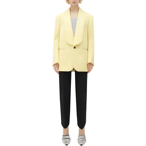 Bottega Veneta SS23 Jackets & Coats Women's Light Yellow