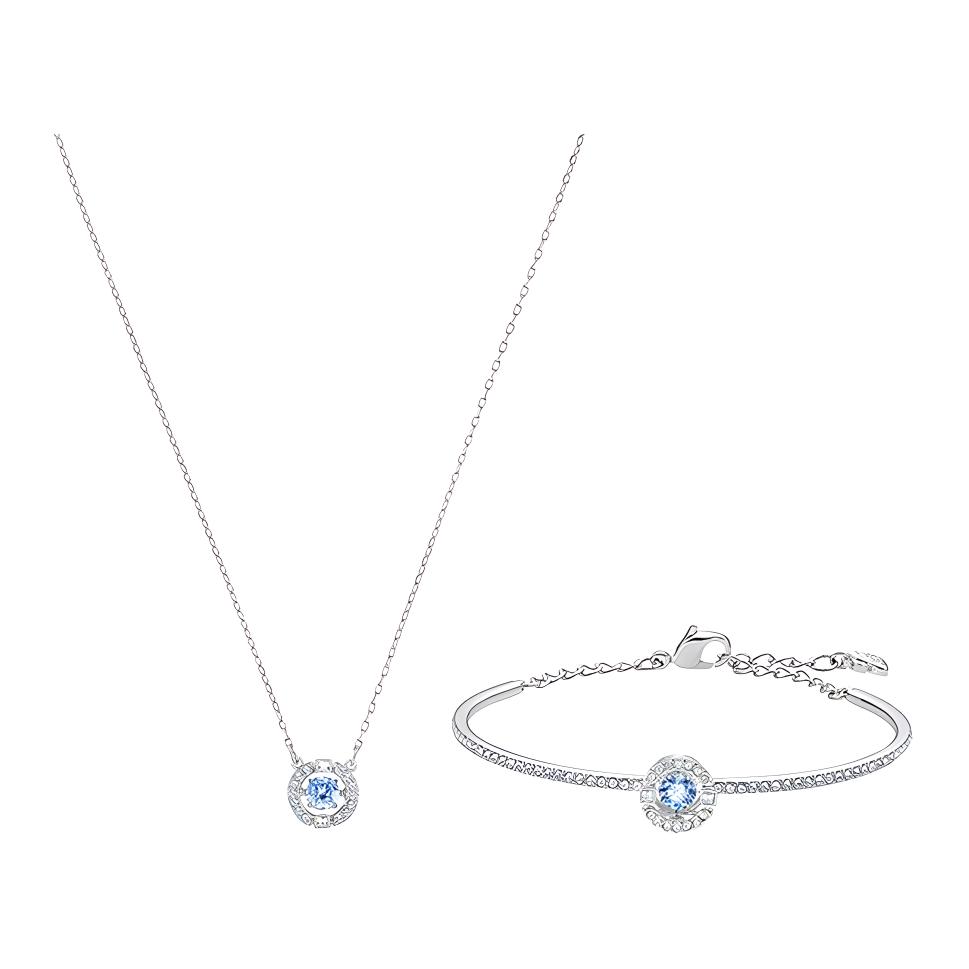 Swarovski Swarovski Una Beating Heart Elegant and Charming Necklace Women's Blue