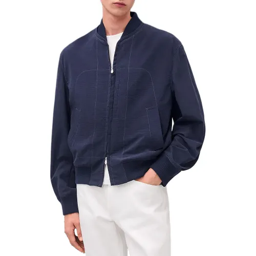 HERMES SS25 Jackets & Coats Men's Marine Blue