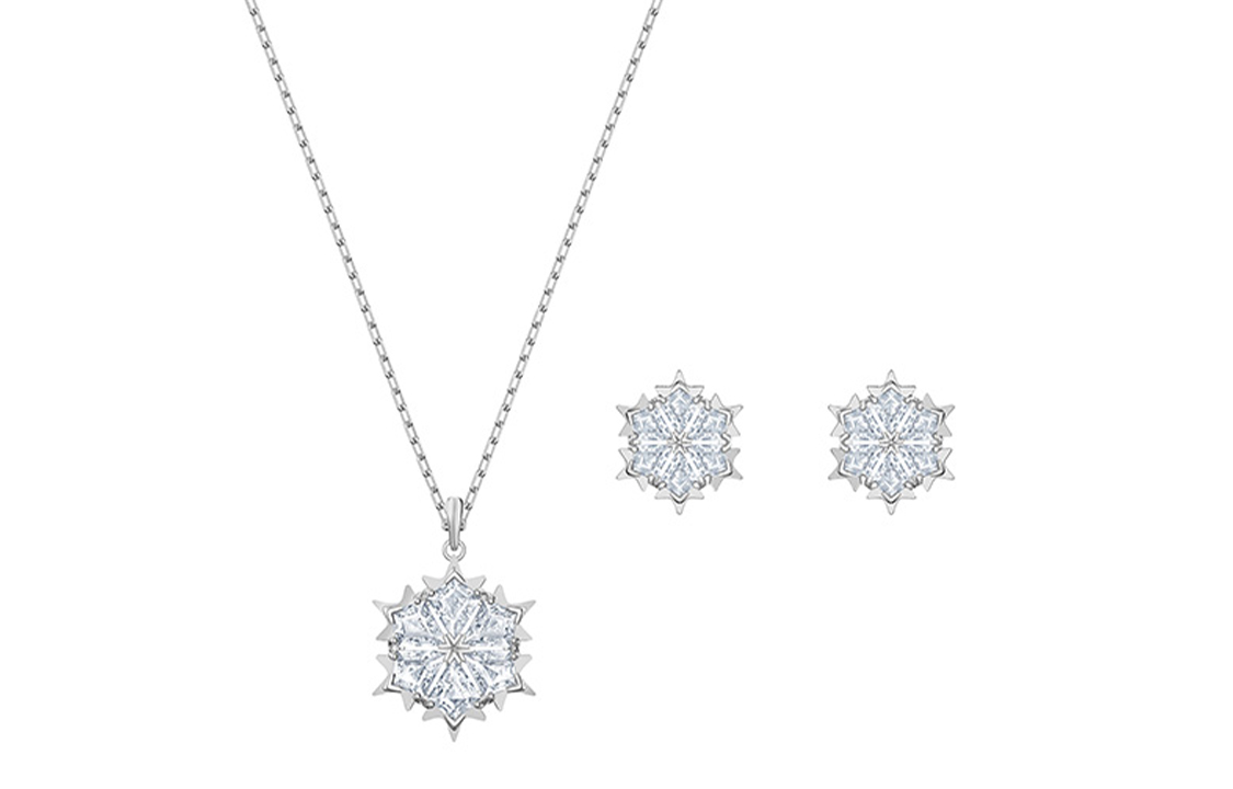 Женский комплект Swarovski Magic (серебристый)