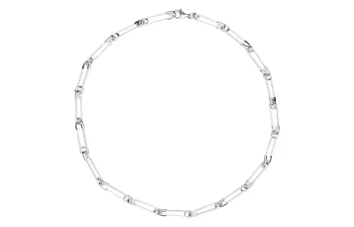 Balenciaga 925 Sterling Silver Necklaces Women's Silver