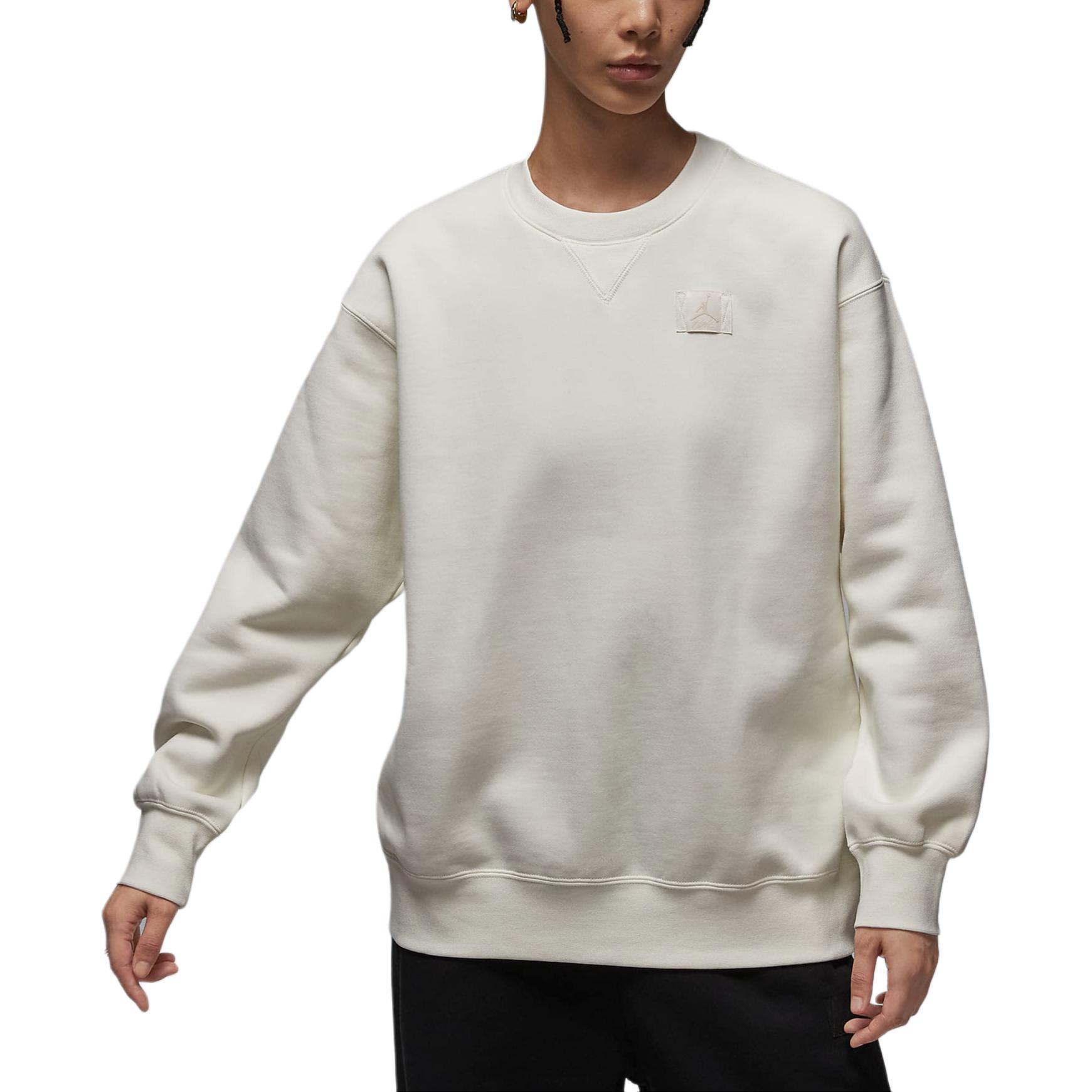 Женское худи Jordan Flight Fleece (белое)
