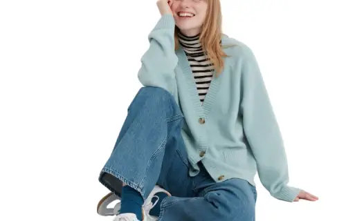 UNIQLO Knitwear Women's Aqua Blue