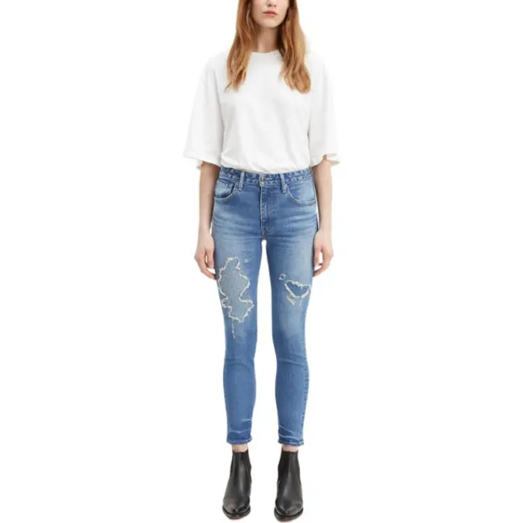 Levi's Jeans Women's Sky Blue Moderate Pencil Pants