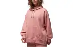Jordan Sweatshirts Women's Pink Hooded Moderate Regular