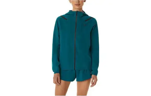ASICS Jackets Women's Blue Hooded Moderate Other