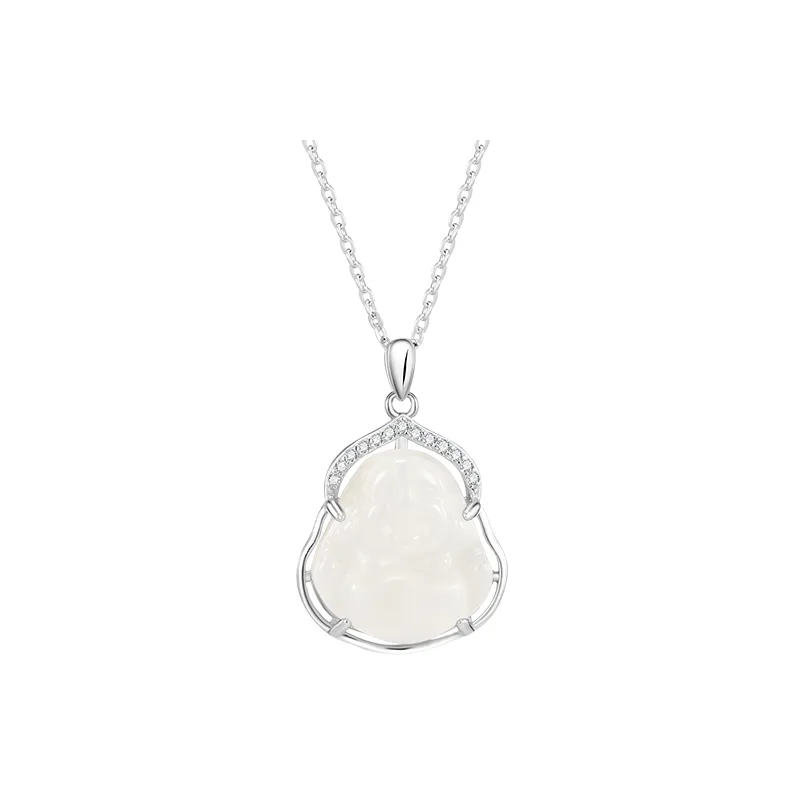 SHEPANEE Chalcedony Jade Necklaces Women's